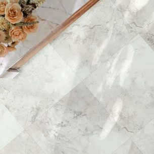 Кварц вінілова плитка для підлоги Parador TrendTime 5 DB Square tile Marbel Abbey white 1750862